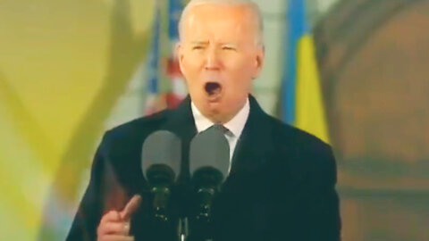 LOL, Biden's WINSTON CHURCHILL MOMENT in Ukraine