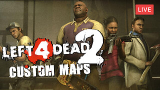 TAKING ON HORDES OF ZOMBIES :: Left 4 Dead 2 :: CUSTOM MAPS w/ Friends!