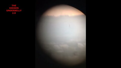 Flying Humanoid Figure Filmed In The Sky Over Maryhill In Glasgow, Scotland