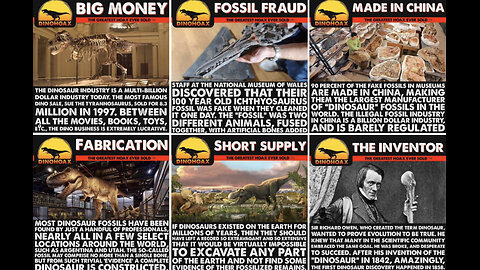 🌏🐲 Evolution & Dinosaurs Debunked: It Is All Fake❗️▪️ Manipulated, Lost History of Earth 👀