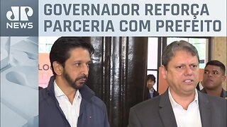 Tarcísio de Freitas diz que Ricardo Nunes foi presente que ele recebeu