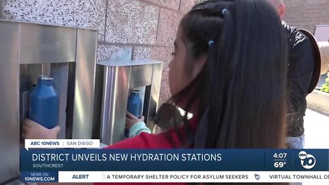 San Diego Unified unveils new hydration stations