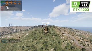 Arma 3 : RTX 4090 24GB + i9 13900K ( 4K Maximum Settings )