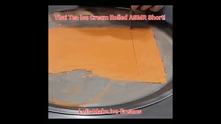 Thai Tea Ice Cream Rolled ASMR Short!