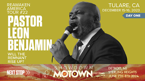 ReAwaken America Tour | Pastor Leon Benjamin | Will the Remnant Rise Up?