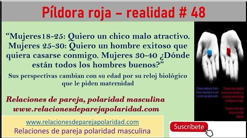 Píldora roja – realidad # 48