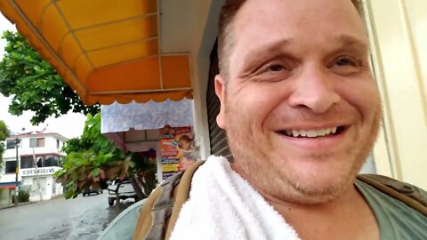 Quick Trip in the Rain To Get Burritos and I Seen a Turkey - Vlog Puerto Escondido Oaxaca Mexico