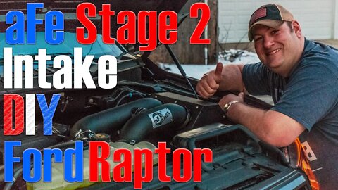 INSTALL THE AFE STAGE 2 SUPER RAPTOR COLD AIR INTAKE