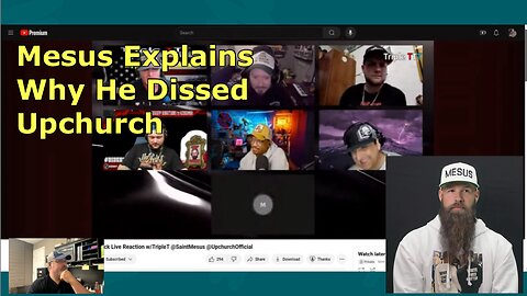 ⁠ goes on ​⁠ live and explains why he dissed Upchurch. Goes at it with Curt.