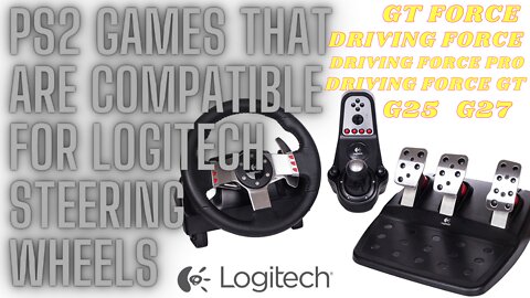 PS2 games for Logitech Steering Wheels