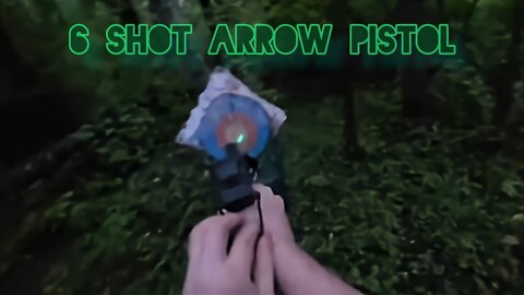 3D Printed 6 Shot Arrow Pistol