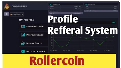 Track your earning power through games, bones, mining. Learn about referral commission || rollercoin