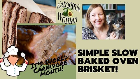 Simple Oven Cooked Brisket Recipe - Keto and Carnivore Diet Dinner Recipe Ideas