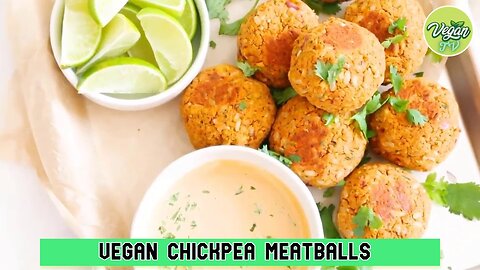Vegan Chickpea Meatballs - Vegan Recipes