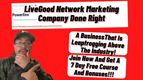 Livegood Network Marketing Company Done Right