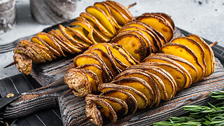 The BEST Hasselback Potatoes