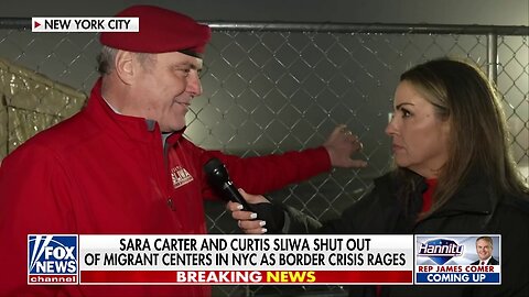 Curtis Sliwa Shut Out Of New York City Migrant Center: 'What Are You Gonna Do, Arrest Me?'