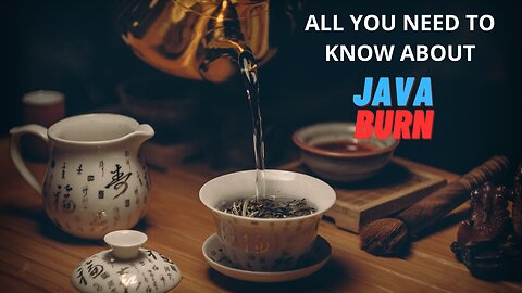 ALL YOU NEED TO KNOW ABOUT JAVA BURN - WATCH THIS
