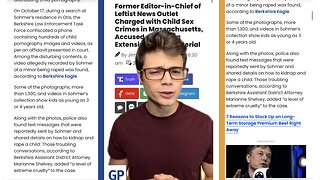 Victor Reacts: Former Editor-in-Chief of Leftist News Outlet Charged With Child Sex Crimes