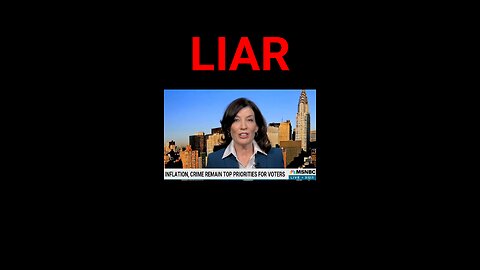 *Jedi Mind Trick* Kathy Hochul tries to convince us crime is actually low...