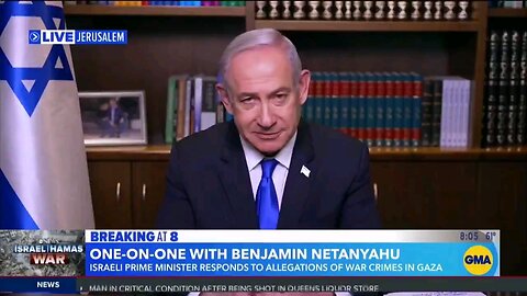 Netanyahu threatens the ICC's Chief Prosecutor, Karim Khan, saying that he himself is not concerned