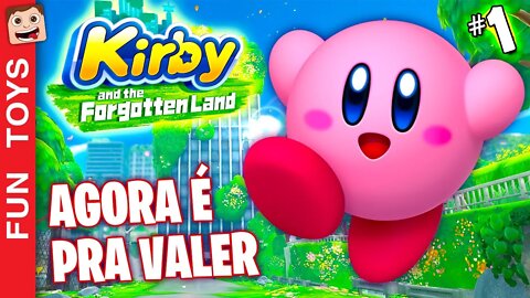 Kirby and the Forgotten Land #1 - INÍCIO DA NOSSA AVENTURA! Agora é pra valer! É diferente da DEMO!