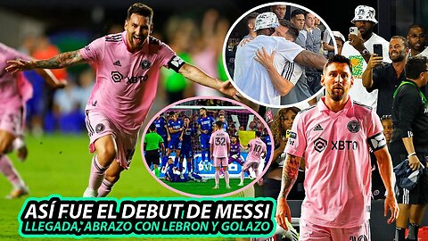 Lionel Messi's Debut with Inter Miami | Great Goal in His Debut for Messi