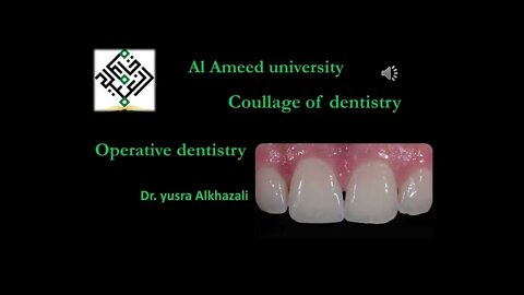 Operative L8 ( Class IV & V Cavity Preparation)