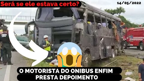 MOTORISTA DO ONIBUS QUE ESTAVA A DUPLA AKESANDRO E CONRADO PRESTA DEPOIMENTO