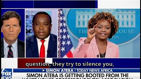 Journalist Simon Ateba Announces Filing of First Amendment Suit Against WH, Karine Jean-Pierre