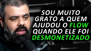 IGOR SOBRE APOIO QUANDO O FLOW FOI DESMONETIZADO (VENOM EXTREME [MONARK] - Flow #58) FlowPah Cortes