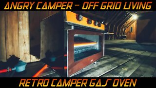 RETRO GAS OVEN for my new CAMPER VAN CONVERSION