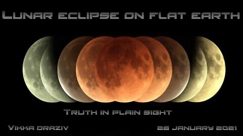 Lunar Eclipse On Flat Earth !