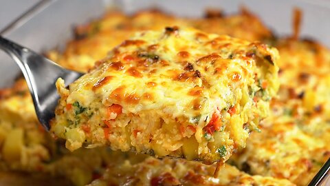 Cheesy POTATO AND CABBAGE CASSEROLE. Easy DINNER with SIMPLE INGREDIENTS! Recipe by Always Yummy!