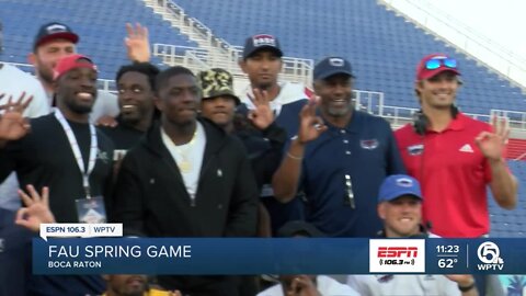 Team Red takes the cake in the FAU spring football game