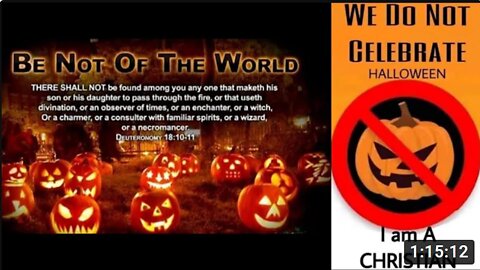 American Culture's Obsession Over Halloween ~ The Dark Side, Educating Christians Who Celebrate This