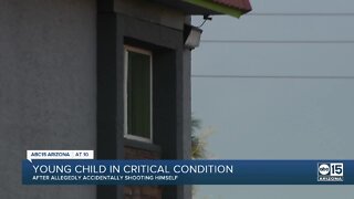 Young child in critical condition after apparent accidental shooting