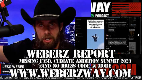 WEBERZ REPORT - MISSING F35B, CLIMATE AMBITION SUMMIT 2023 AND NO DRESS CODE...& MORE