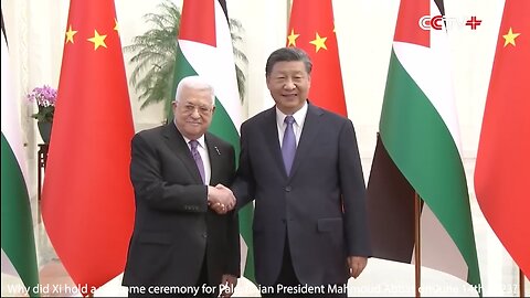 Why Did Xi Hold a Welcome Ceremony for Palestinian President Mahmoud Abbas On June 14th 2023?