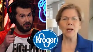 LIES! Elizabeth Warren Falsely Accuses "Big Kroger" for Inflation? | Louder With Crowder