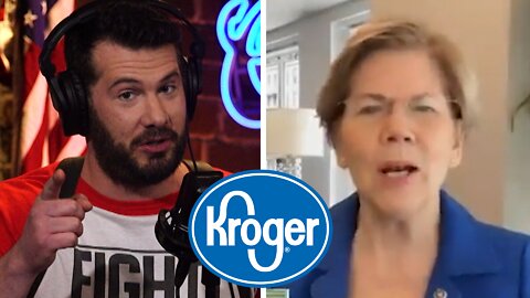 LIES! Elizabeth Warren Falsely Accuses "Big Kroger" for Inflation? | Louder With Crowder