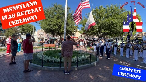 Disneyland Flag Retreat Ceremony | Full Ceremony