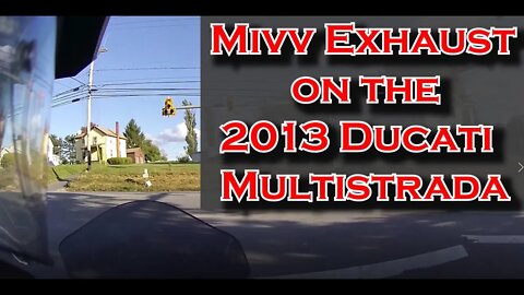 Mivv Exhaust on the 2013 Ducati Multistrada