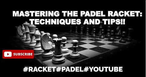 Mastering the Padel Racket: Techniques and Tips by finance guruji#racket#padel#youtube#youtubeshorts