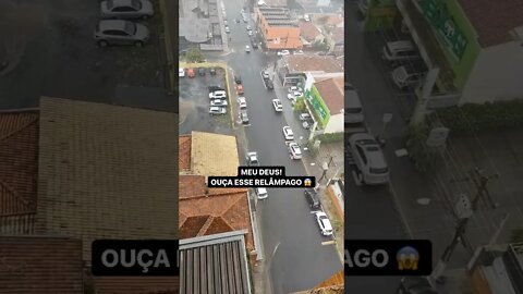 OUÇA ESSE RELAMPAGO FOI MUITO ALTO, ASSUSTOU TODO MUNDO ( MEME ) ( VIRAL ) #shorts