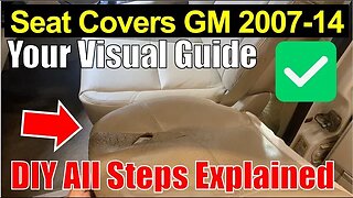 ✅ Replace Seat Cover Step-by-Step ● GM 2007-2014 ● Yukon, Tahoe, Silverado, Sierra, Suburban