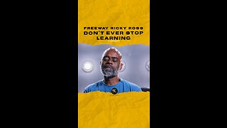 #freewayrickyross Don’t ever stop learning. Do you like to learn? 🎥 @reallyfestreetstarz