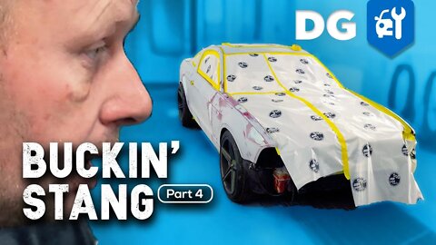 Auto Body APPRENTICE! We Painted Our Donor Car... #BuckinStang [EP4]