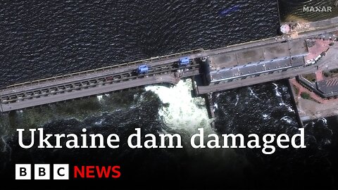 Russia has blown up major Ukrainian dam, says Kyiv - BBC News