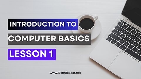 Lesson 1 | Introduction to Computer Basics - Tutorial for Beginners in 5 MINUTES! [ COMPLETE ]